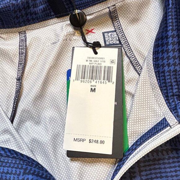 RLX Golf Polo Ralph Lauren Blue Convertible Water Repellent Jacket Men's Med - Picture 11 of 11